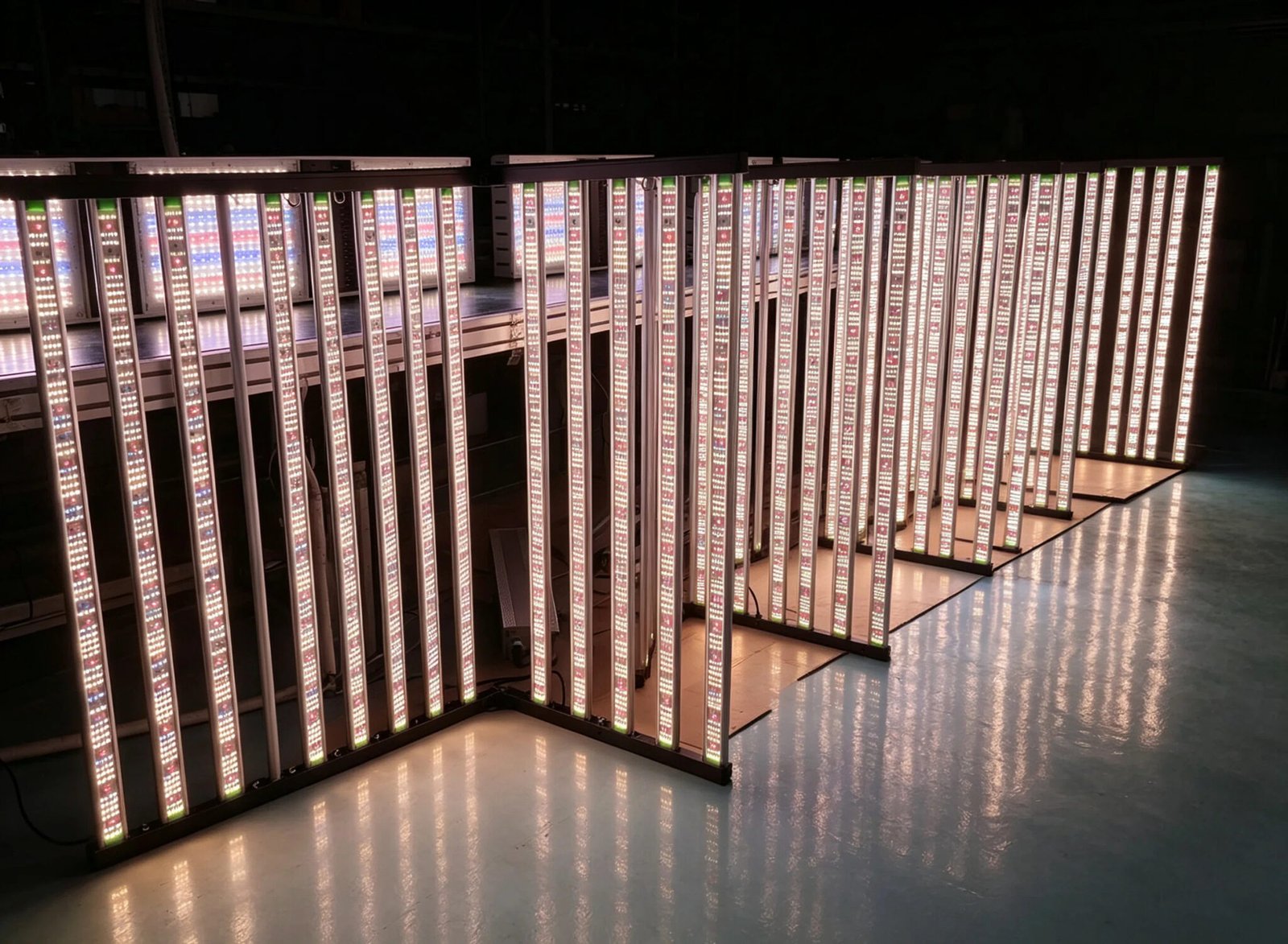 Commercial LED Grow Light Installation Project.