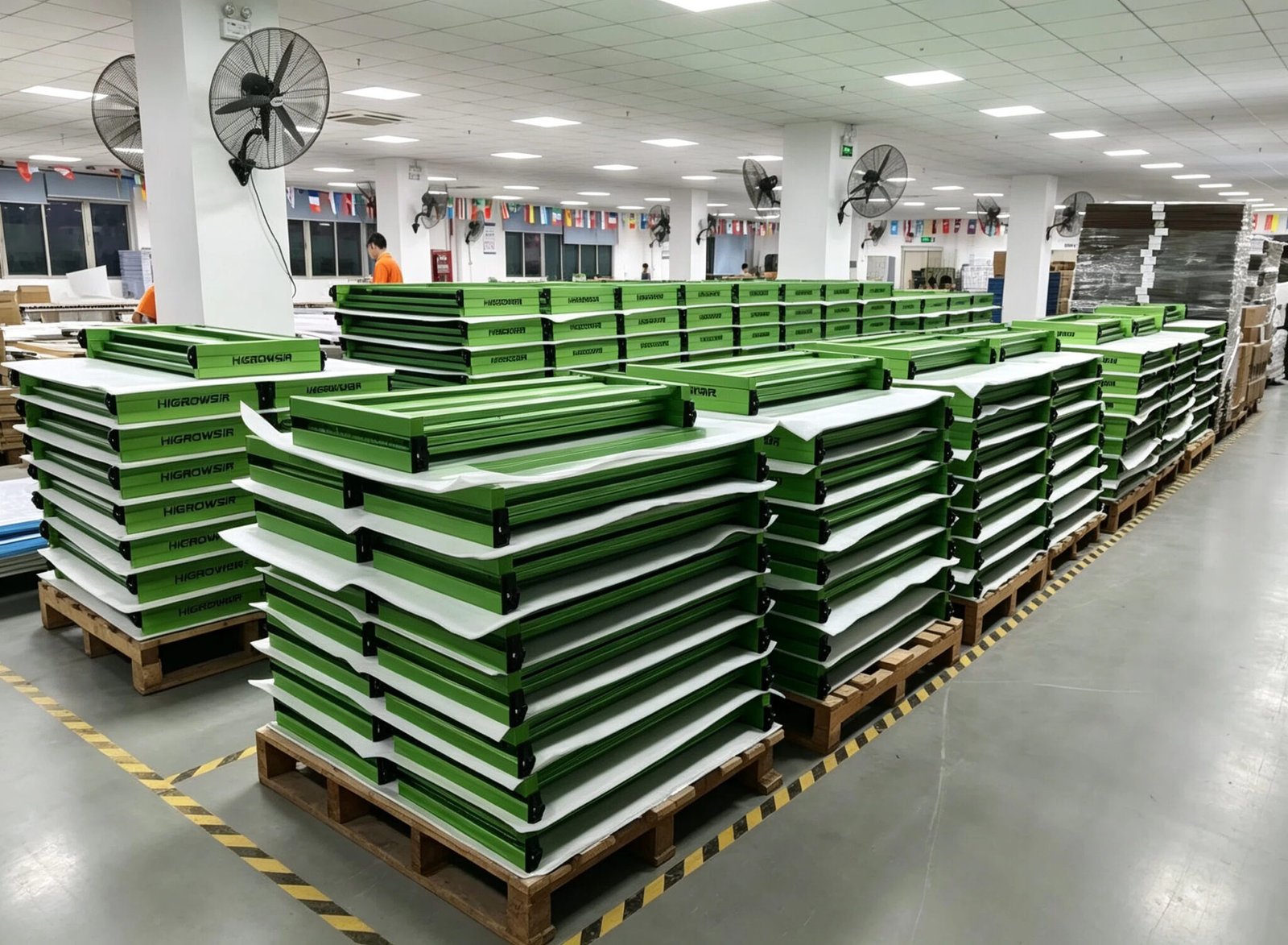 LED Grow Light Factory Warehouse.