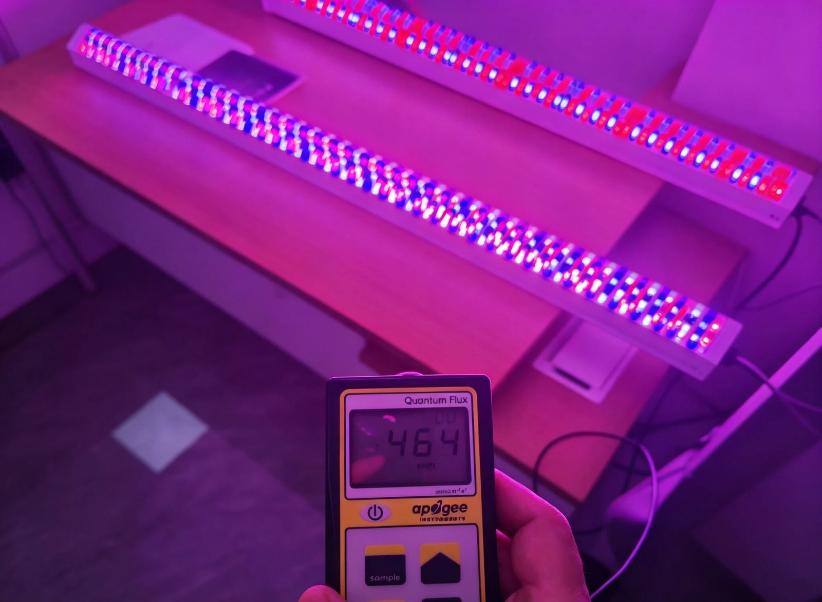 LED Grow Light Quality Testing with Professional Equipment.